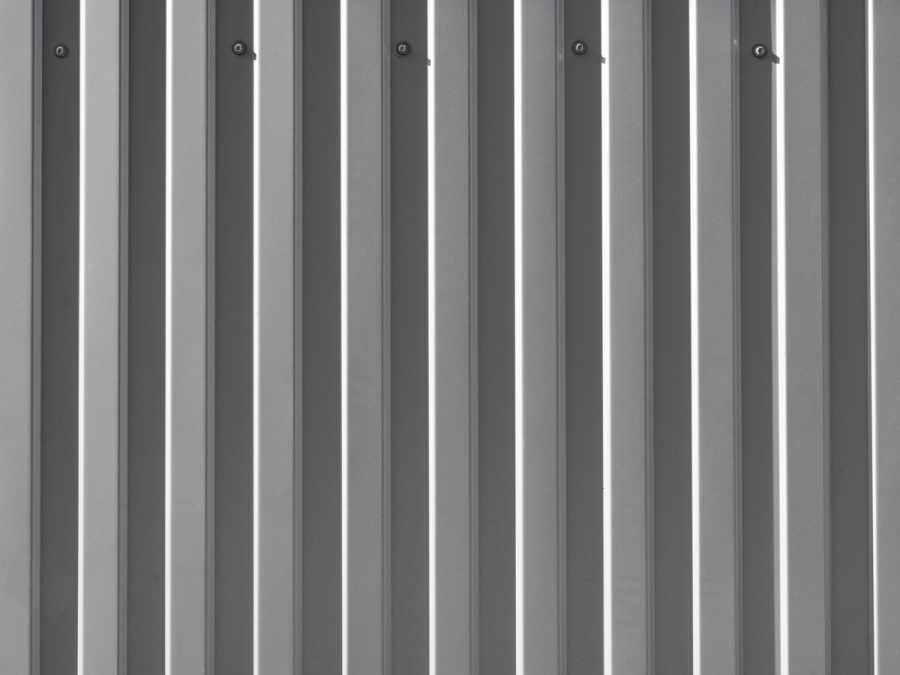 Забор из профнастила KS-10050, серый